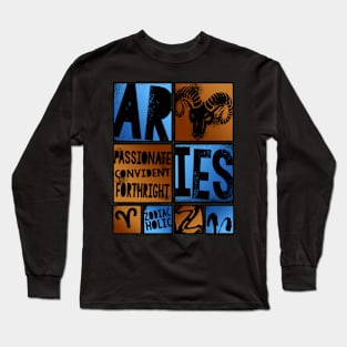 Zodiac ARIES Graffiti Box Series Long Sleeve T-Shirt